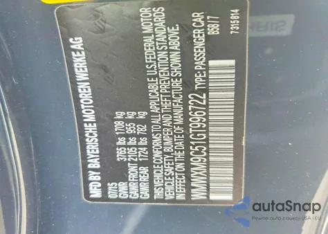 2016 Mini Cooper John Cooper Works from USA, damaged, VIN WMWXM9C51GT996722